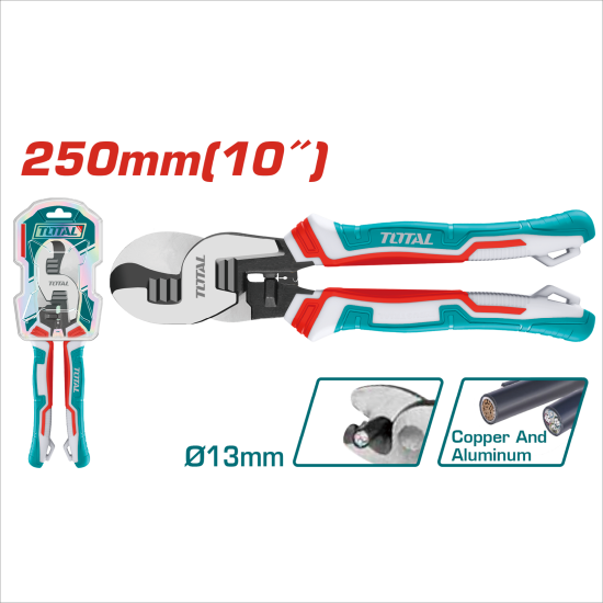TOTAL 強力電纜剪刀 10吋 (THT115102)