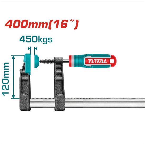 TOTAL 強力F夾具 120*400mm (THT1321202)