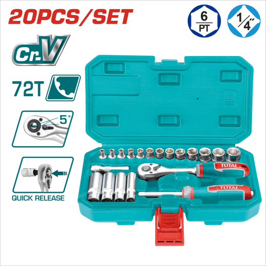 TOTAL 20件 2分套筒組 (THT141201)