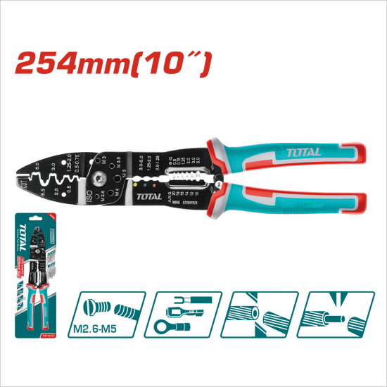 TOTAL 10吋剝線鉗 (THT15101)