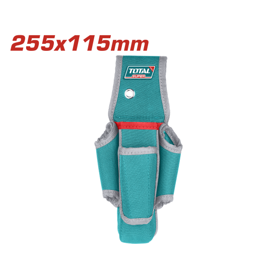 TOTAL  專業三孔鉗套袋 工具腰包 (THT16P50125)