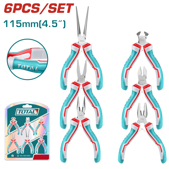 TOTAL  6件迷你鉗套組 (THT1K0511)