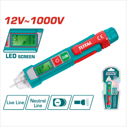 TOTAL 非接觸式測電筆 LED螢幕 (THT210003)	