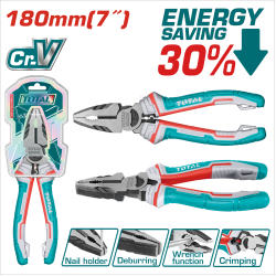 TOTAL 7吋雙色省力鋼絲鉗 (THT210706S)