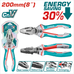 TOTAL 8吋雙色省力鋼絲鉗 (THT210806S)