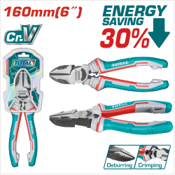 TOTAL 6吋雙色省力斜口鉗 (THT230606S)