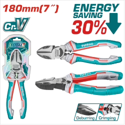 TOTAL 7吋雙色省力斜口鉗 (THT230706S)