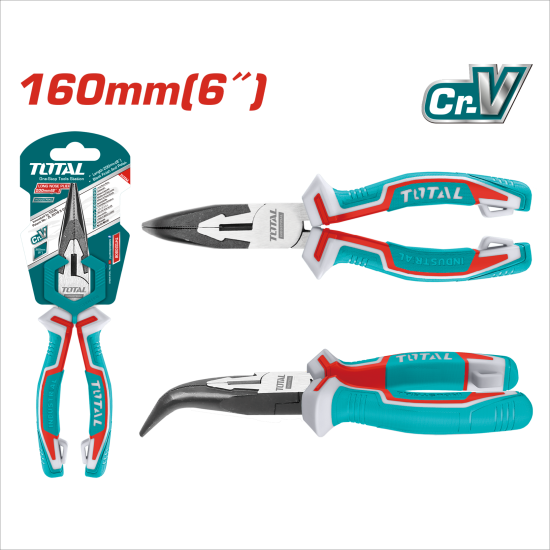 TOTAL 6吋彎嘴鉗 (THT24616)