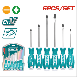 TOTAL 總和螺絲起子組 6pcs (THT250606)