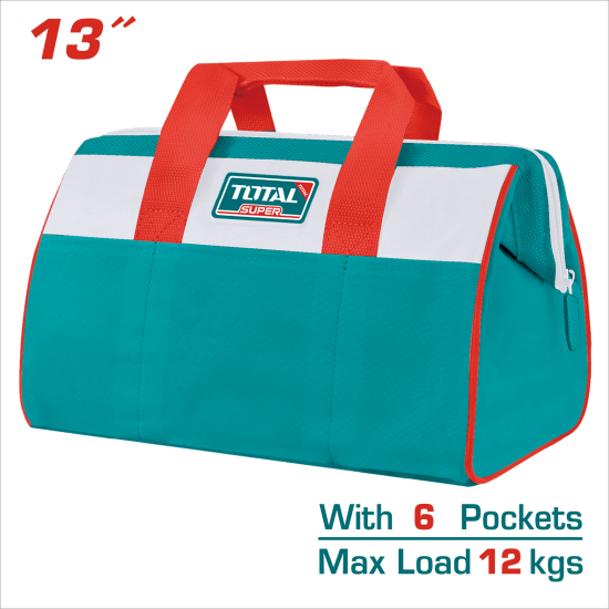 TOTAL 13吋手提工具包 工具袋 (THT261325)