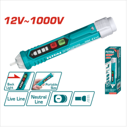 TOTAL 智慧型非接觸驗電筆 12V~1000V (THT29100026)