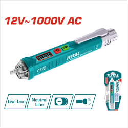 TOTAL 智慧型非接觸驗電筆 12V~1000V (THT2910003)