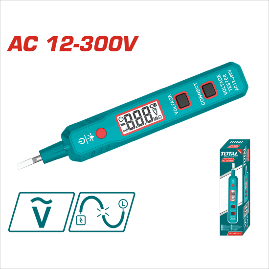  TOTAL 測電筆 驗電筆 12-300V (THT2930021) 