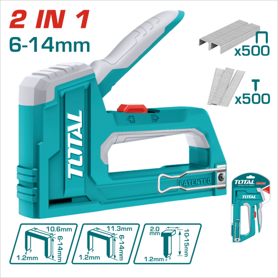 TOTAL 省力釘槍/釘書機 兩用款 (THT31146)