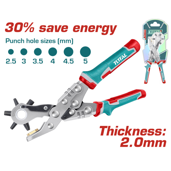 專業皮質打孔器 厚度2.0mm/6種沖孔 (THT33526)