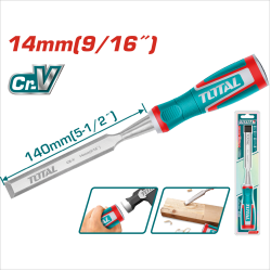 TOTAL 木工鑿刀 雕刻刀 14mm (THT41146)