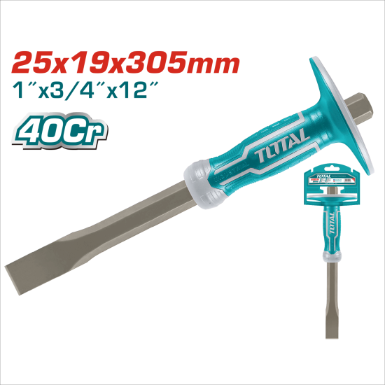 <補貨中> TOTAL 手握平鑿子 25*19mm (THT4411219)