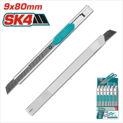 TOTAL 鐵皮迷你美工刀 9mm (THT5110906)