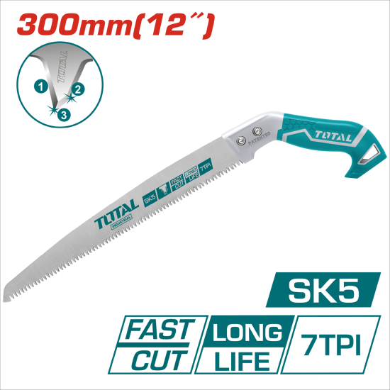 TOTAL 水電水管鋸 300mm (THT5113006)