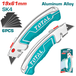 TOTAL  梯形刃鋁合金重型美工刀 (THT5126128)