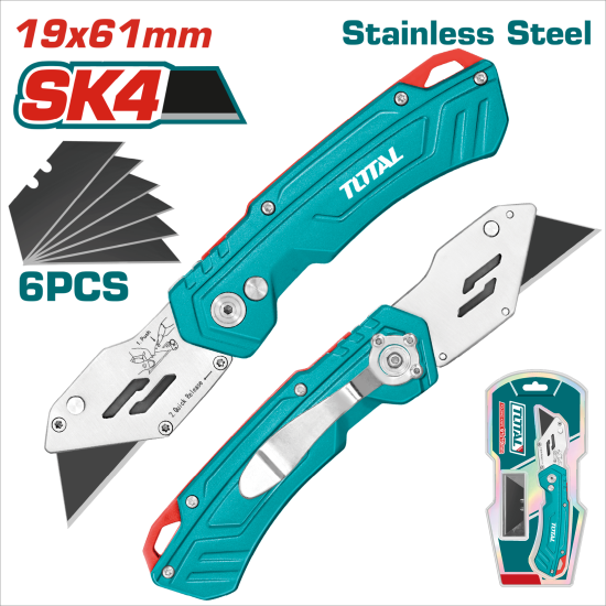 TOTAL 不銹鋼美工刀 (THT5136288)