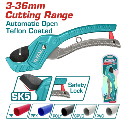 TOTAL 輕便型水管剪/3-36mm (THT53135)