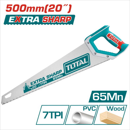 TOTAL 寬板木工鋸 20吋 (THT55206)