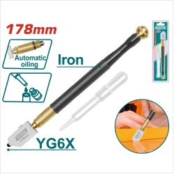  TOTAL 注油玻璃刀 178mm (THT561781)