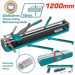 <補貨中>TOTAL 進階款磁磚切台 1200mm (THT571201)