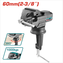  TOTAL 60mm 鐵工台虎鉗 (THT6126)