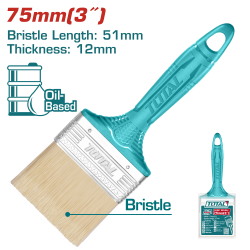 TOTAL  高級長柄油漆刷 75MM 3吋 (THT845036)