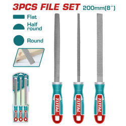 TOTAL 銼刀組套/木銼刀/3PCS (THT918326)