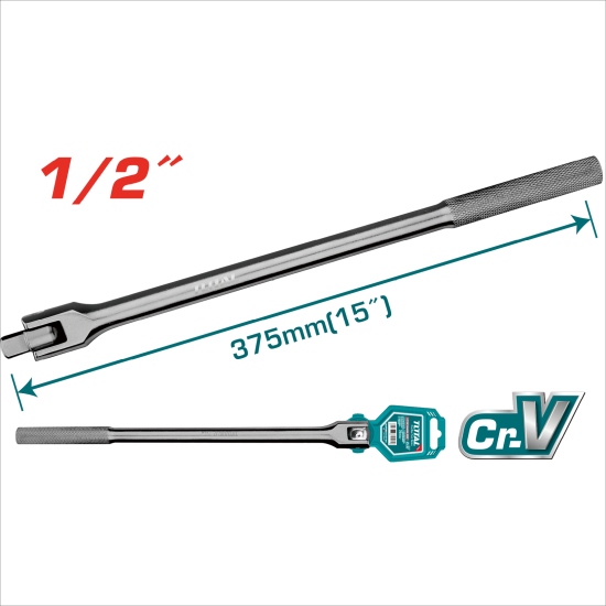 TOTAL 4分強力板桿 375mm (THTFX12151)