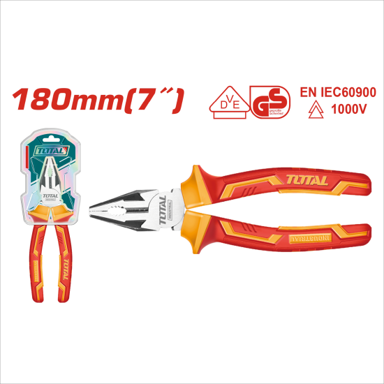 TOTAL 7吋電工鋼絲鉗 (THTIP2171)