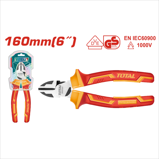 TOTAL 6吋電工省力斜口鉗 (THTIP2261)