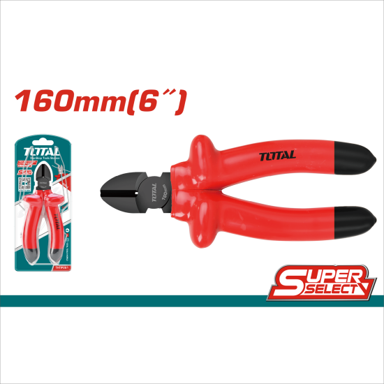 TOTAL 6吋電工斜口鉗 (THTIP261)