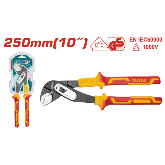TOTAL 10吋電工VDE水泵鉗 (THTIP28101)