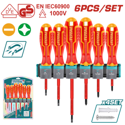 TOTAL 6件電工起子組 (THTIS566)