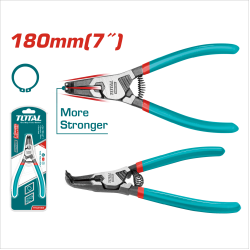 TOTAL 7吋彎形外張彈簧鉗 180mm (THTJ21802)