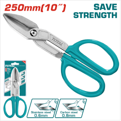 TOTAL 強力鐵皮剪 10吋直剪 (THTJ534101)