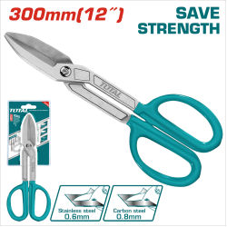 TOTAL 強力鐵皮剪 12吋直剪 (THTJ534121)