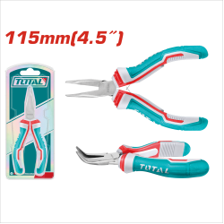 TOTAL 迷你彎嘴鉗 4.5吋 (THTMN456)