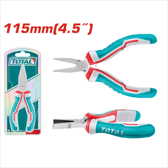 TOTAL 迷你扁嘴鉗 4.5吋 (THTMN856)