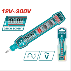 TOTAL 數位顯示測電筆 AC 12-300V (THTS33001)
