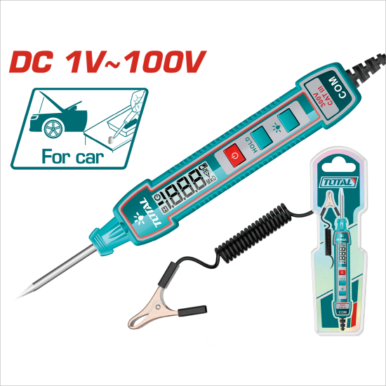 TOTAL 汽車測電筆 DC 1V~100V (THTS41001)