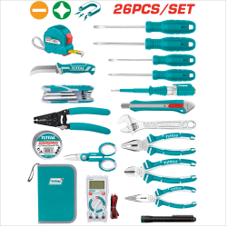 <停產> TOTAL 26PCS 電工用具組套 (TKETS0261)