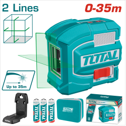 <補貨中>TOTAL 綠光雷射水平儀/2線 (TLL156601)