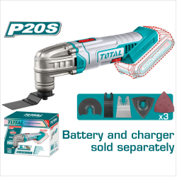 TOTAL 20V 鋰電磨切機 <單主機> (TMLI2022)