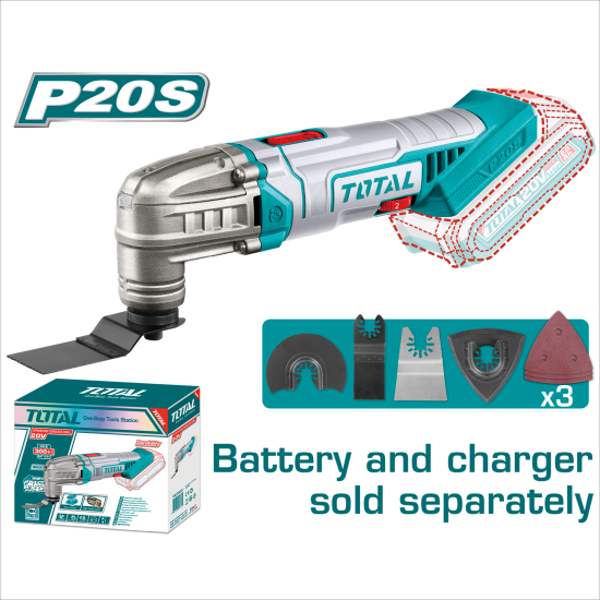 <請洽各經銷商>TOTAL 20V 鋰電磨切機 <單主機> (TMLI2022)