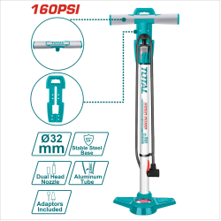  TOTAL 手動打氣筒 160PSI (TMPP3201)